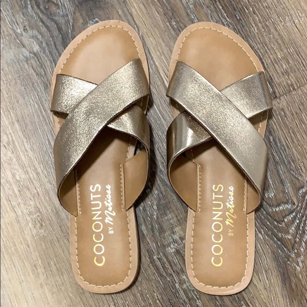 Matisse Gold Sandals
